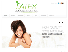 Tablet Screenshot of latexinnovations.com